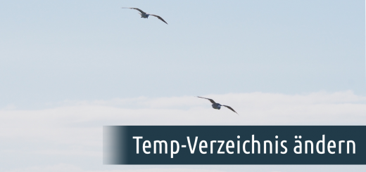 Temp-Verzeichnis selbst festlegen