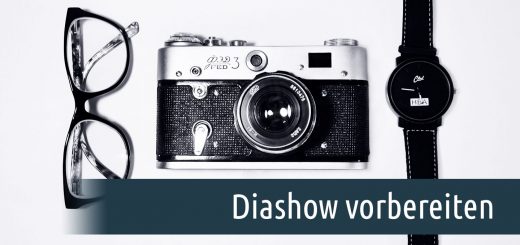 Diashow vorbereiten