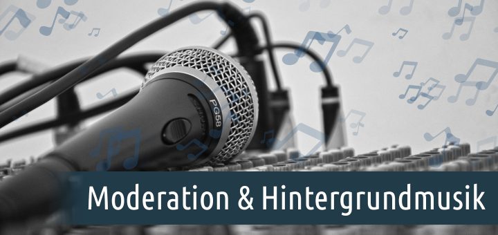 Wie erstelle ich eine Live-Moderation mit Hintergrundmusik?