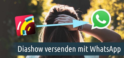 Diashow versenden mit WhatsApp